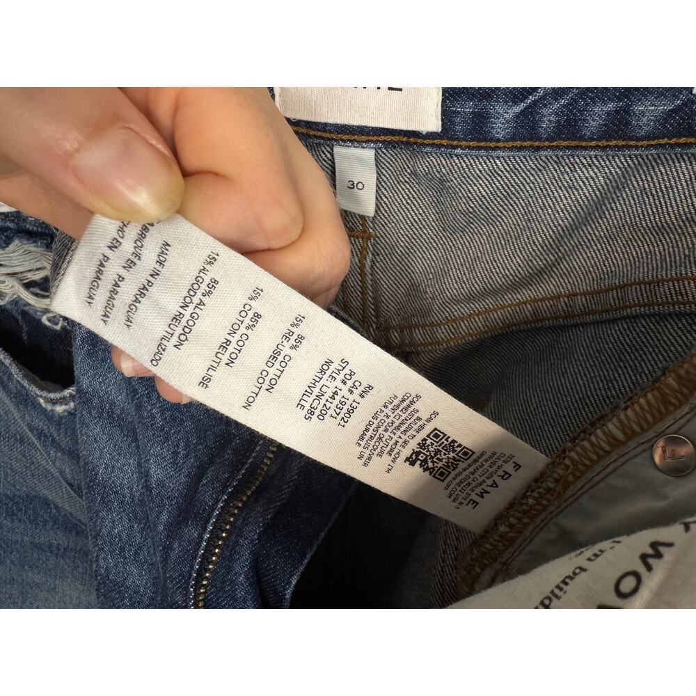 FRAME Le Jane Crop in Northville EUC Size 30 $298 MSRP High Rise - Picture 10 of 13